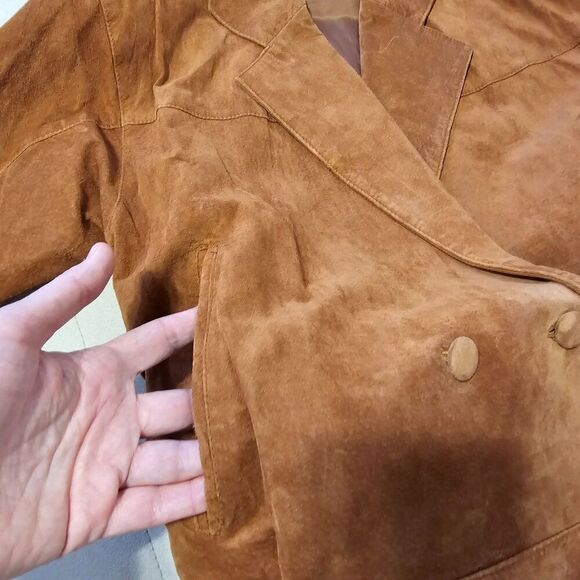 Cedars Womens Vintage Jacket and Pants 2 Pcs Suede Size Small Petite - Picture 3 of 14